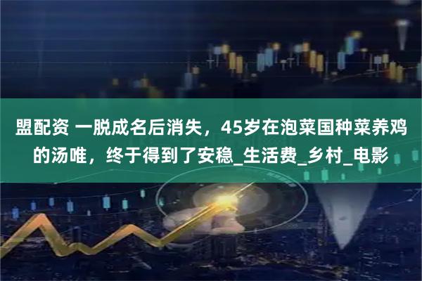 盟配资 一脱成名后消失，45岁在泡菜国种菜养鸡的汤唯，终于得到了安稳_生活费_乡村_电影